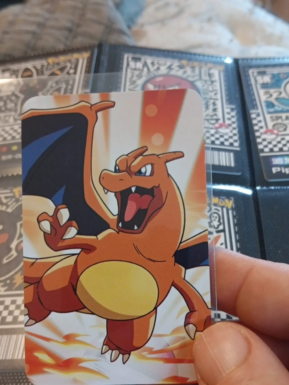 Pokemon Charizard Trading Card Orange, Yellow, Black